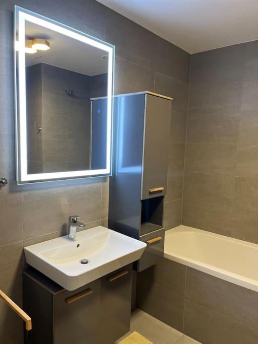 Apartman Holesovice,Balkon,Garaz ปราก ภายนอก รูปภาพ
